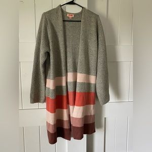 Heavy cardigan sweater